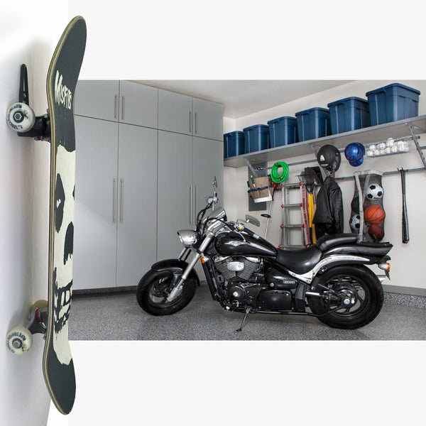 SkateHoarding® Grab & Go Skateboard Complete Wall Mount Hanger
