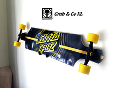 SkateHoarding® Grab & Go XL Skateboard Complete Wall Mount Hanger