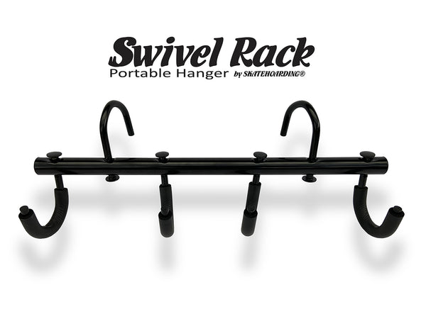 SkateHoarding® Swivel Rack Portable Skateboard Hanger