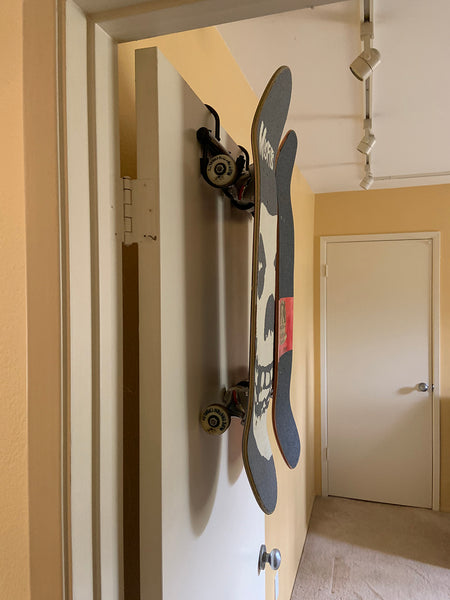 SkateHoarding® Swivel Rack Portable Skateboard Hanger