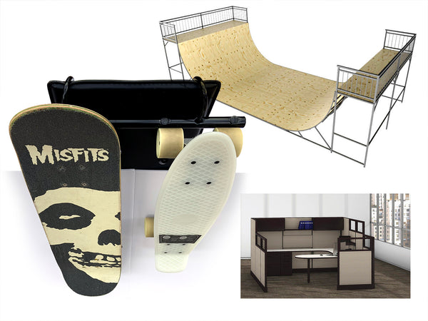 SkateHoarding® Swivel Rack Portable Skateboard Hanger