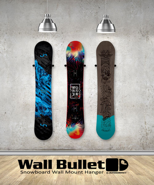Wall Bullet snowboard wall mount hanger