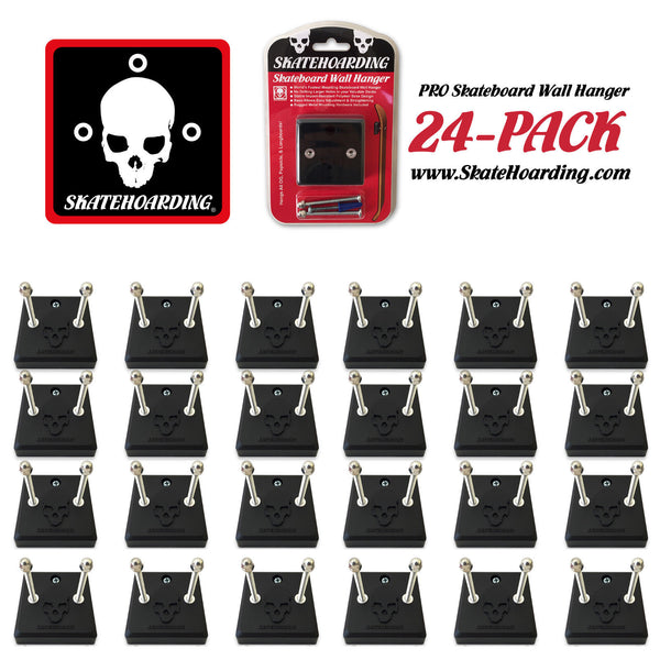 24-Pack SkateHoarding® HoverMount Wall Hanger